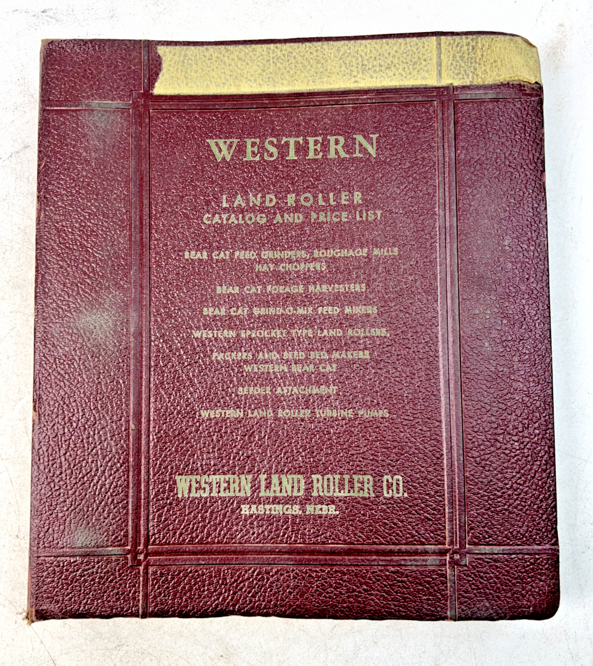 Vintage 1967 Western Land Roller Catalog & Price List - Hastings, Nebraska