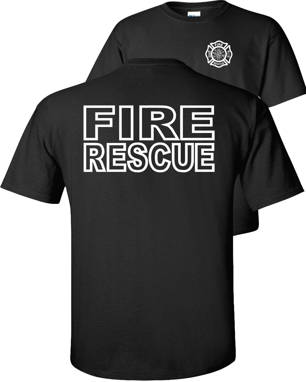 Fire Rescue T-Shirt fire and rescue S-5X
