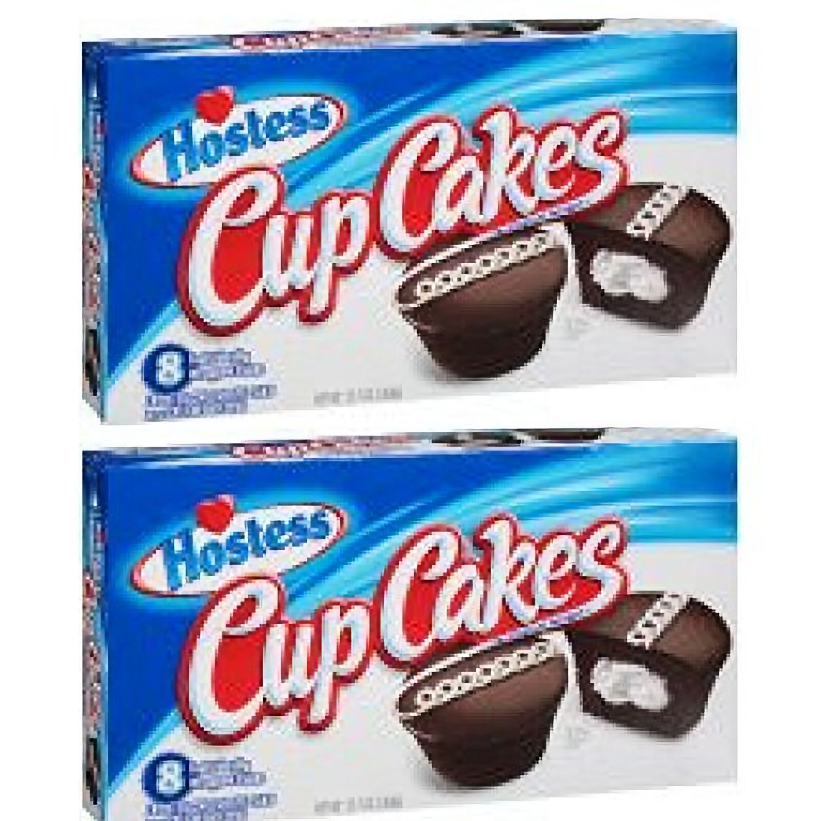 Hostess Chocolate Cupcakes 12.7 oz Box, Pack of 2 | 16 Cupcakes Total
