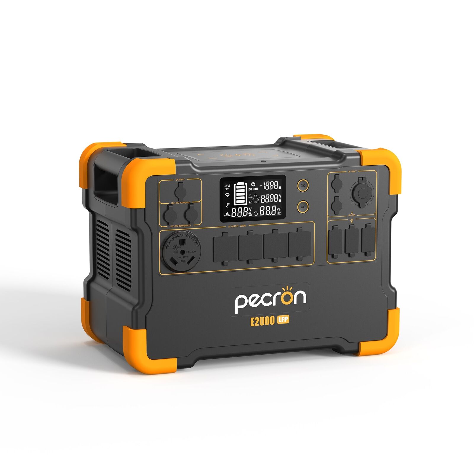 PECRON E2000LFP 2000W Portable Power Station EB3000 Expansion Battery Optional