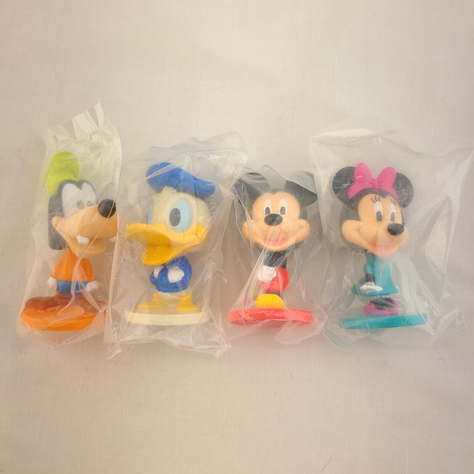 Limited Disney Mickey Mouse Kellogg\'s 2003 Mini Bobble Heads Complete Set of 4