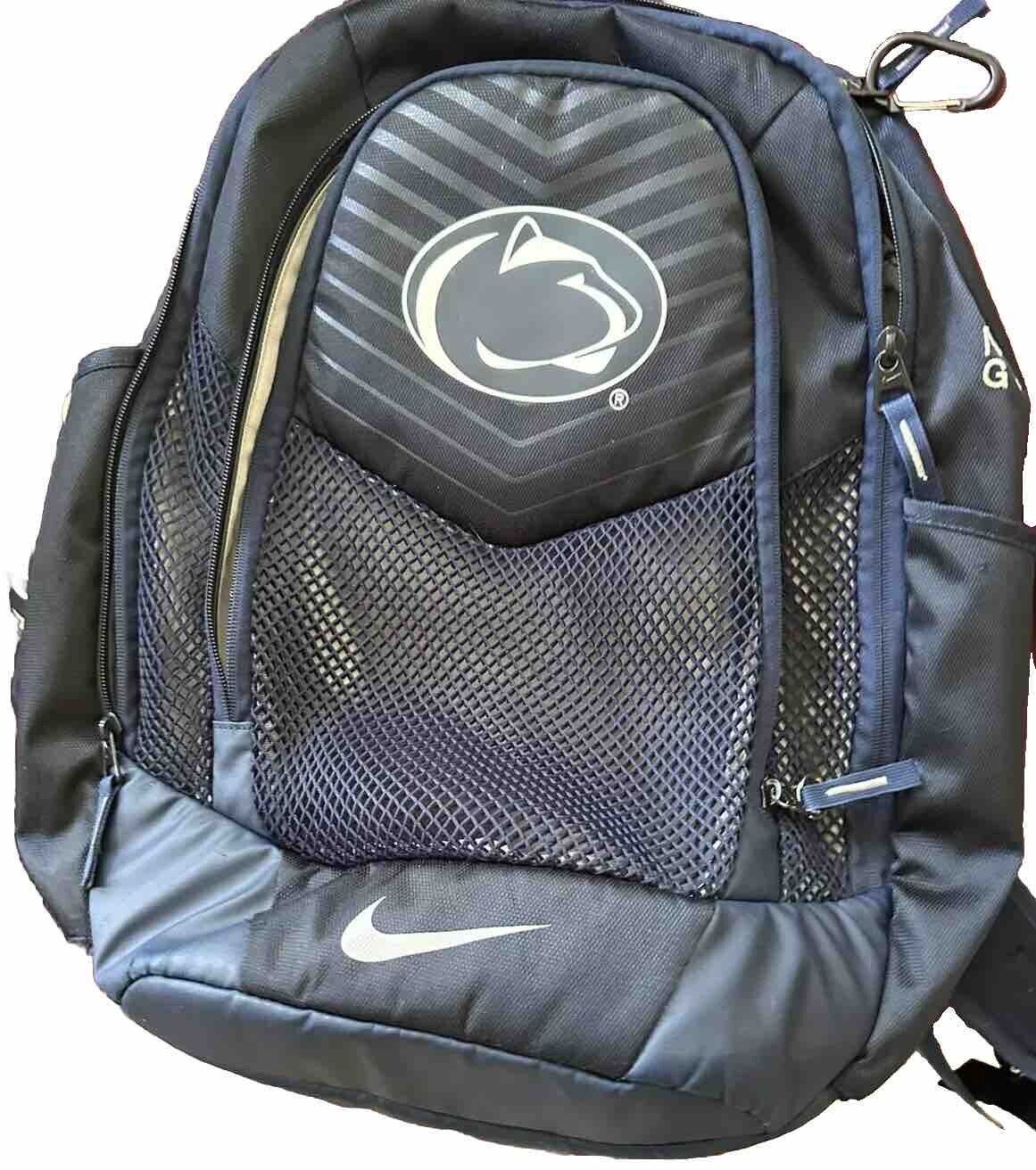Penn State University Nittany Lions Nike Max Air Swim Dive Team Issued Backpack