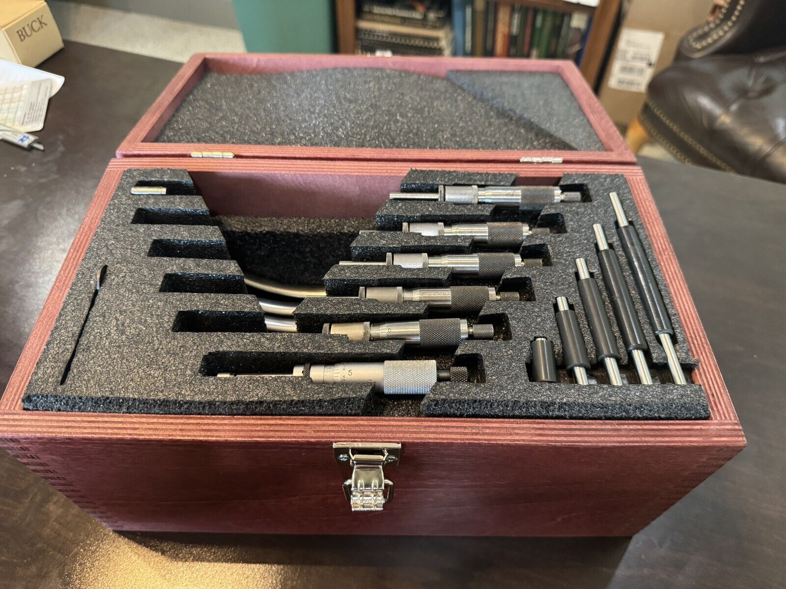 Starrett 226 0-6” Set Vintage Pre-WW1 Micrometer Set With Standards In Box