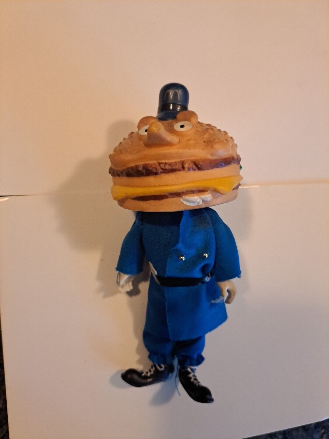 Vintage Remco 1976 OFFICER BIG MAC Doll Figure McDonald\'s Hamburger Head 7\
