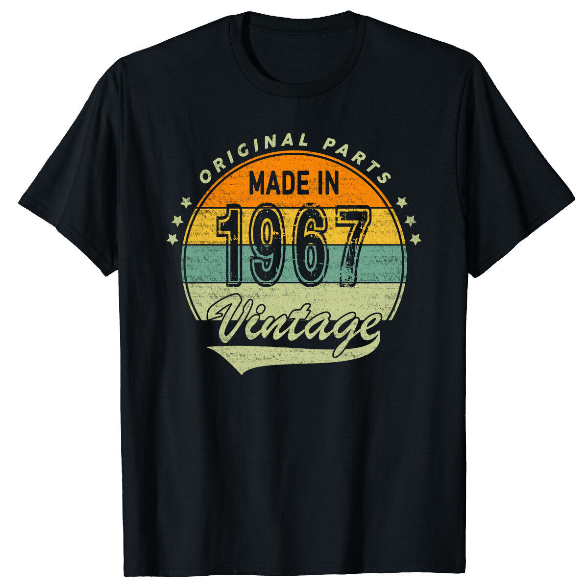 Made in 1967 T-shirt Mens Vintage T shirts 57 Years Old Gift Birthday Tee