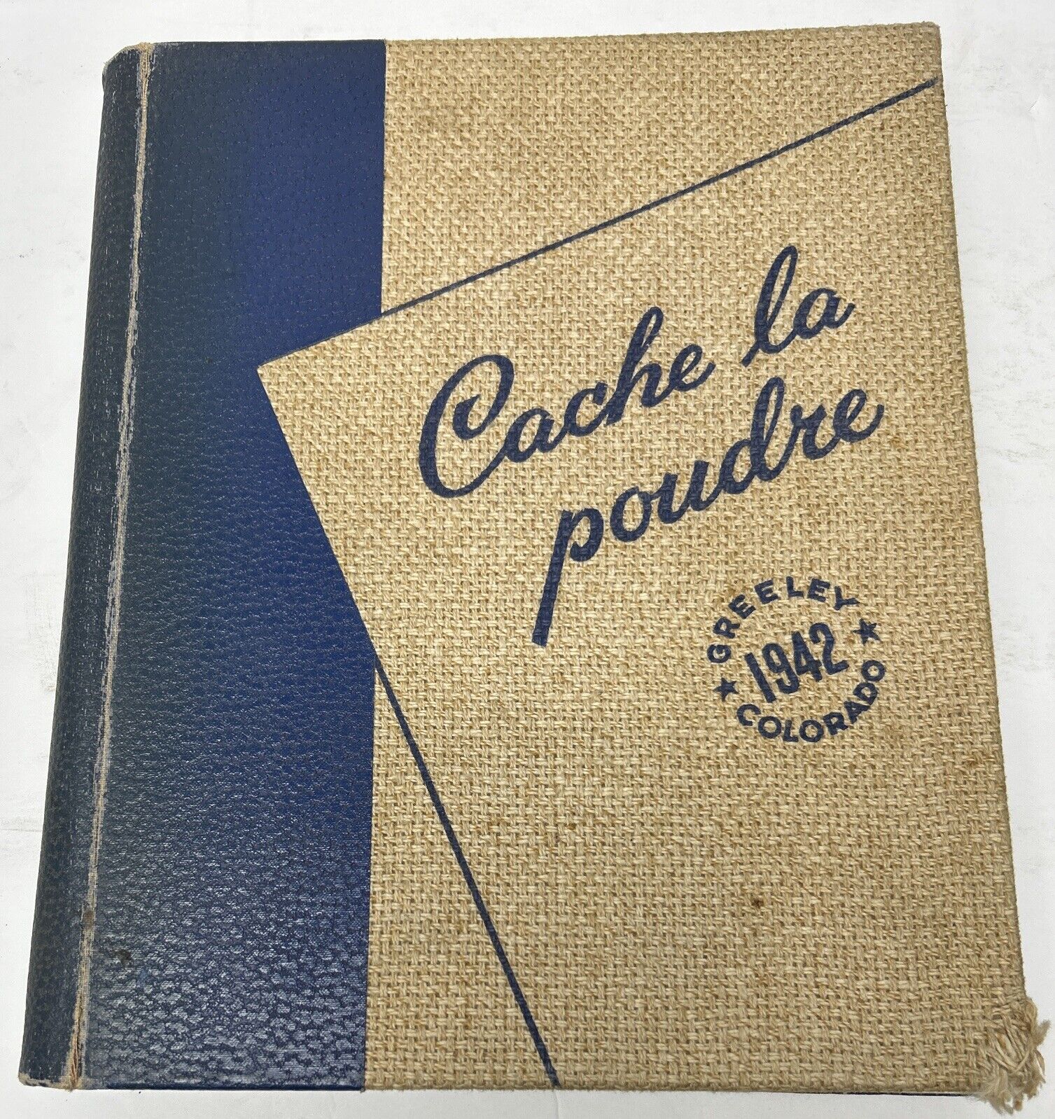 Cache La Poudre Greely, Colorado 1942 Vintage Yearbook