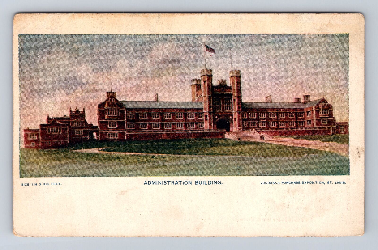 St. Louis MO-Missouri, 1904 LA Purchase Expo Admin. Building, Vintage Postcard