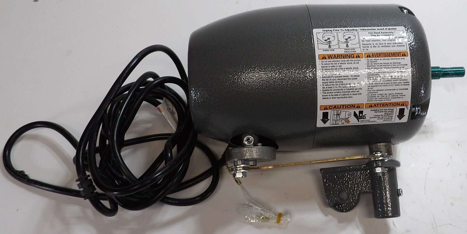 Global Industrial Replacement 1/3 Hp Motor For 30\