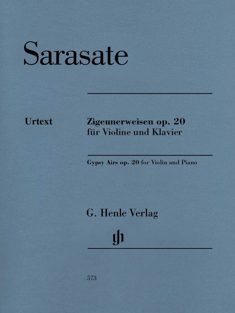 Gypsy Airs Op 20 Zigeunerweisen Opus 20 Violin and Piano Book NEW 051480573