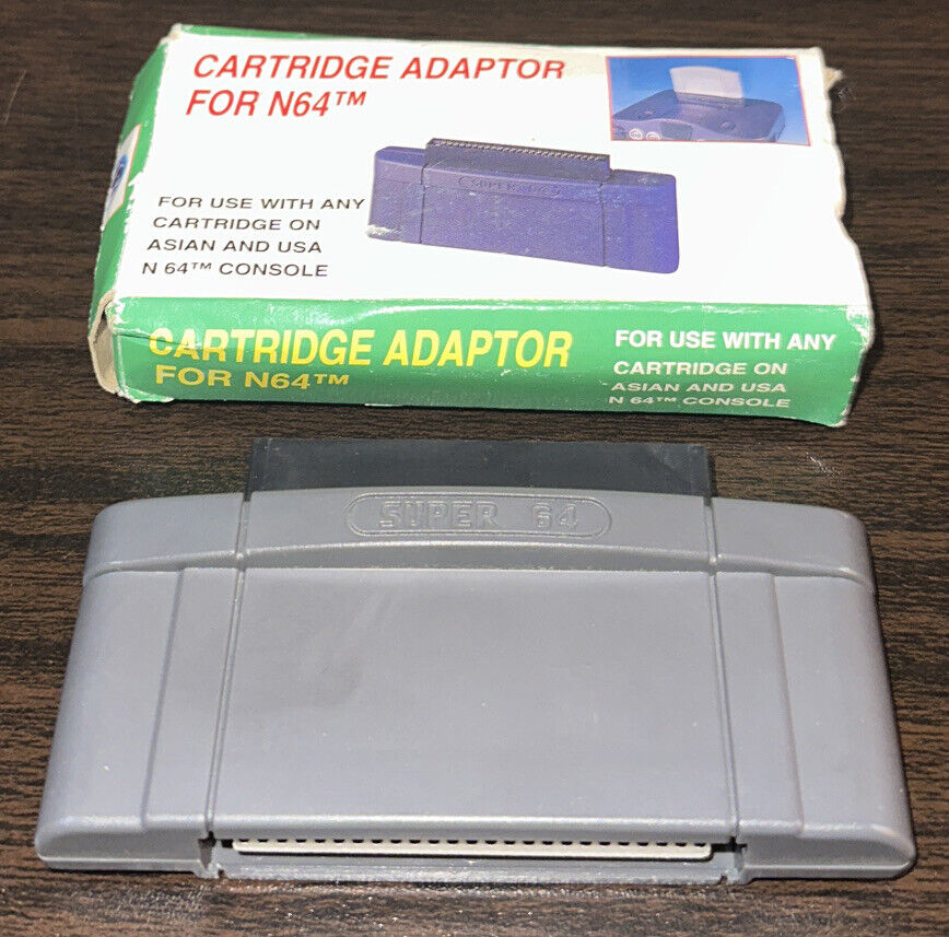 VTG Cartridge Adaptor for N64 Asian and USA Compatible Play Foreign Games RAMAR