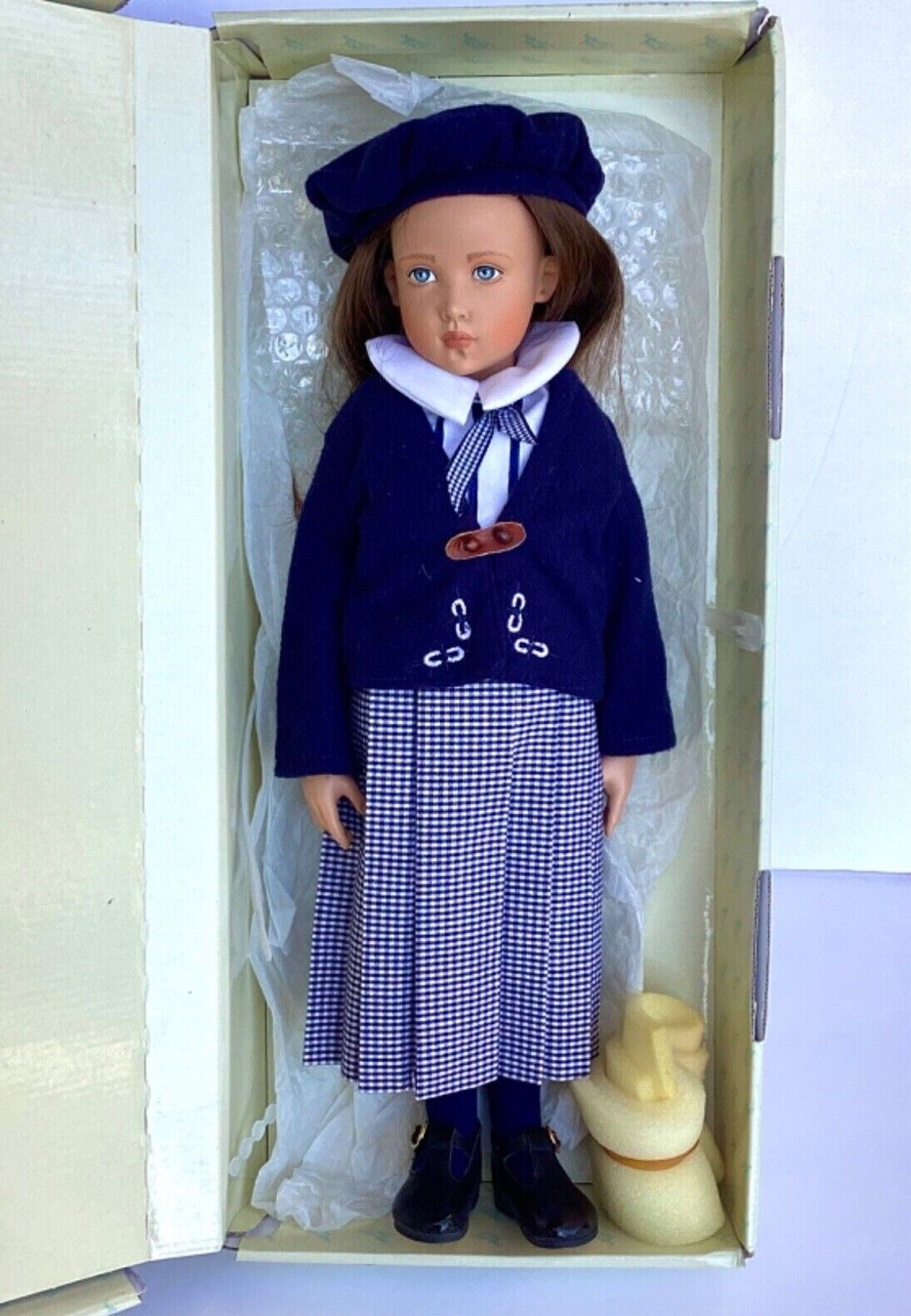 Kathy School 16” Vinyl Doll by Helen Kish Original Good Condition Hard to Find