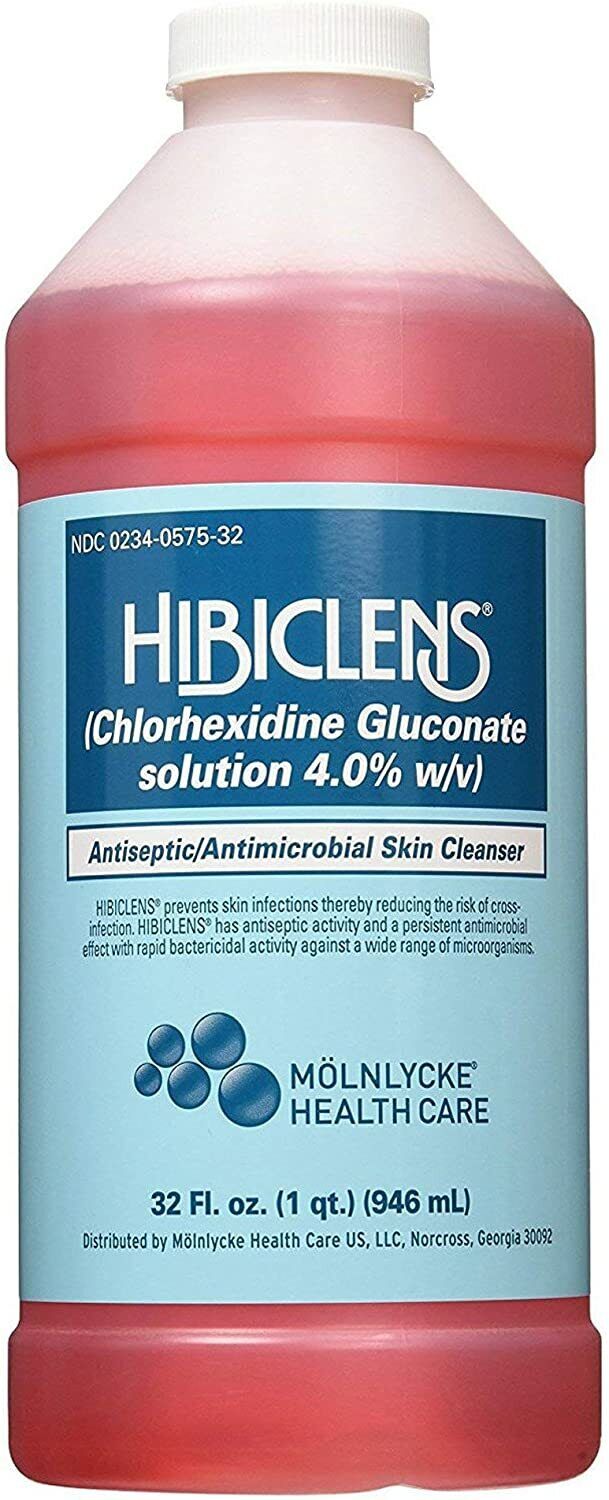 Hibiclens Antimicrobial Skin Liquid Soap 32 oz - 57532 - Exp 8/2024