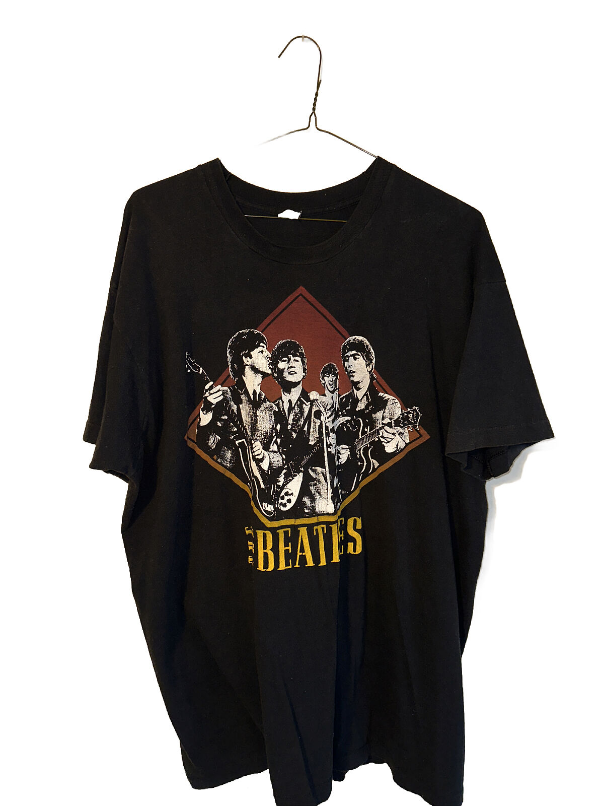 Vintage 1994 Screen Stars Tag THE BEATLES Double Sided 3XL Single Stitch SEE DES