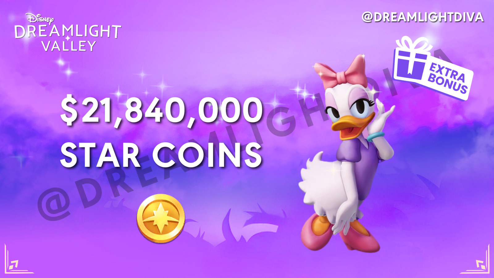 ✨ $21,840,000 Star Coins + Bonus Gift - Disney Dreamlight Valley ✨