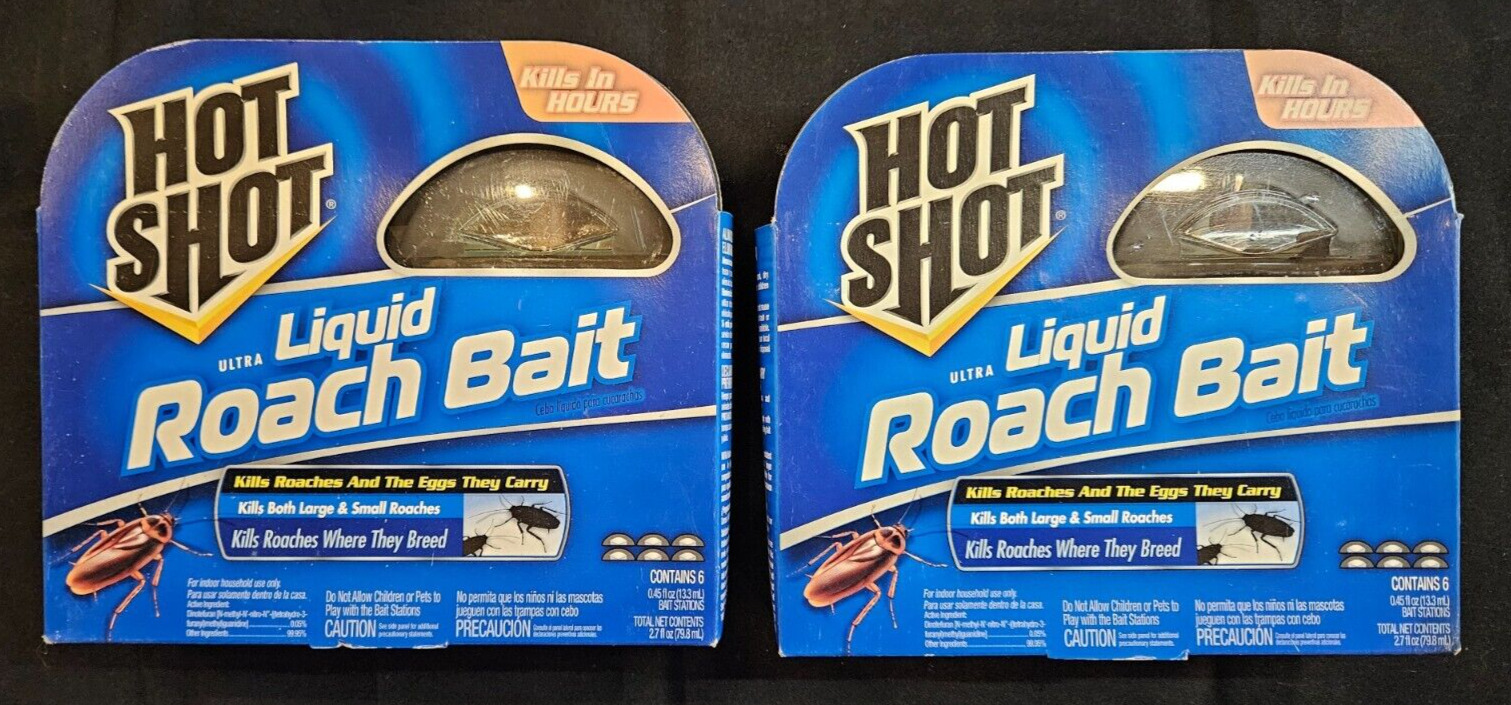 Hot Shot ULTRA Liquid 0.45-fl oz Roach Bait (6-Pack) 2 Pack