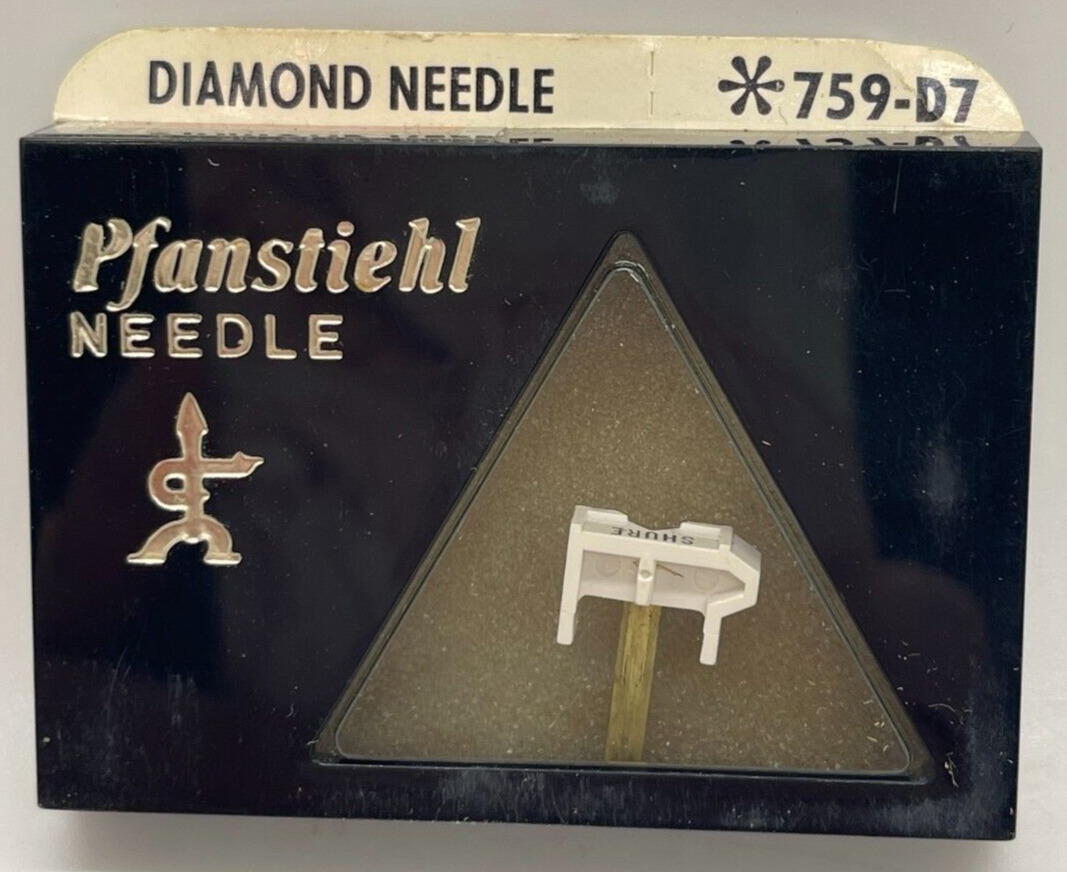 New Old Stock Vintage Pfanstiehl 759-D7 DIAMOND Needle Stylus For Record Player