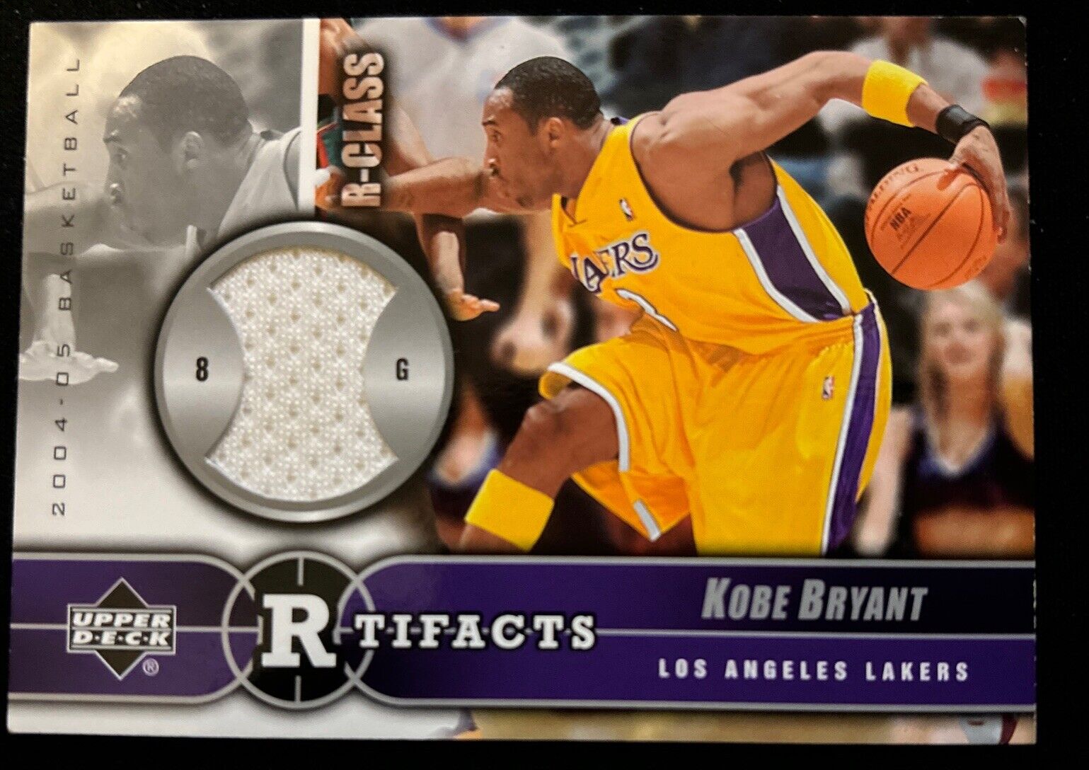 Kobe Bryant Upper Deck Rtifacts-RCR-KB 2004-05 Relic Game Used