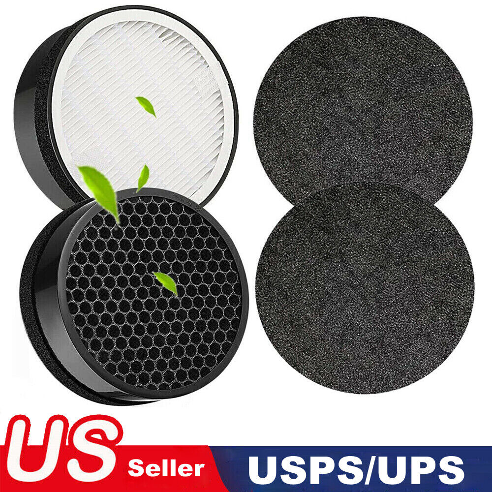 For LEVOIT Air Purifier LV-H132 Replacement Filter, True HEPA & Activated Carbon