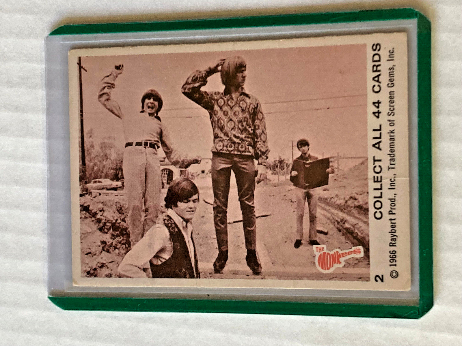 1966 Raybert Productions The Monkees Sepia #2 Vintage Card VG