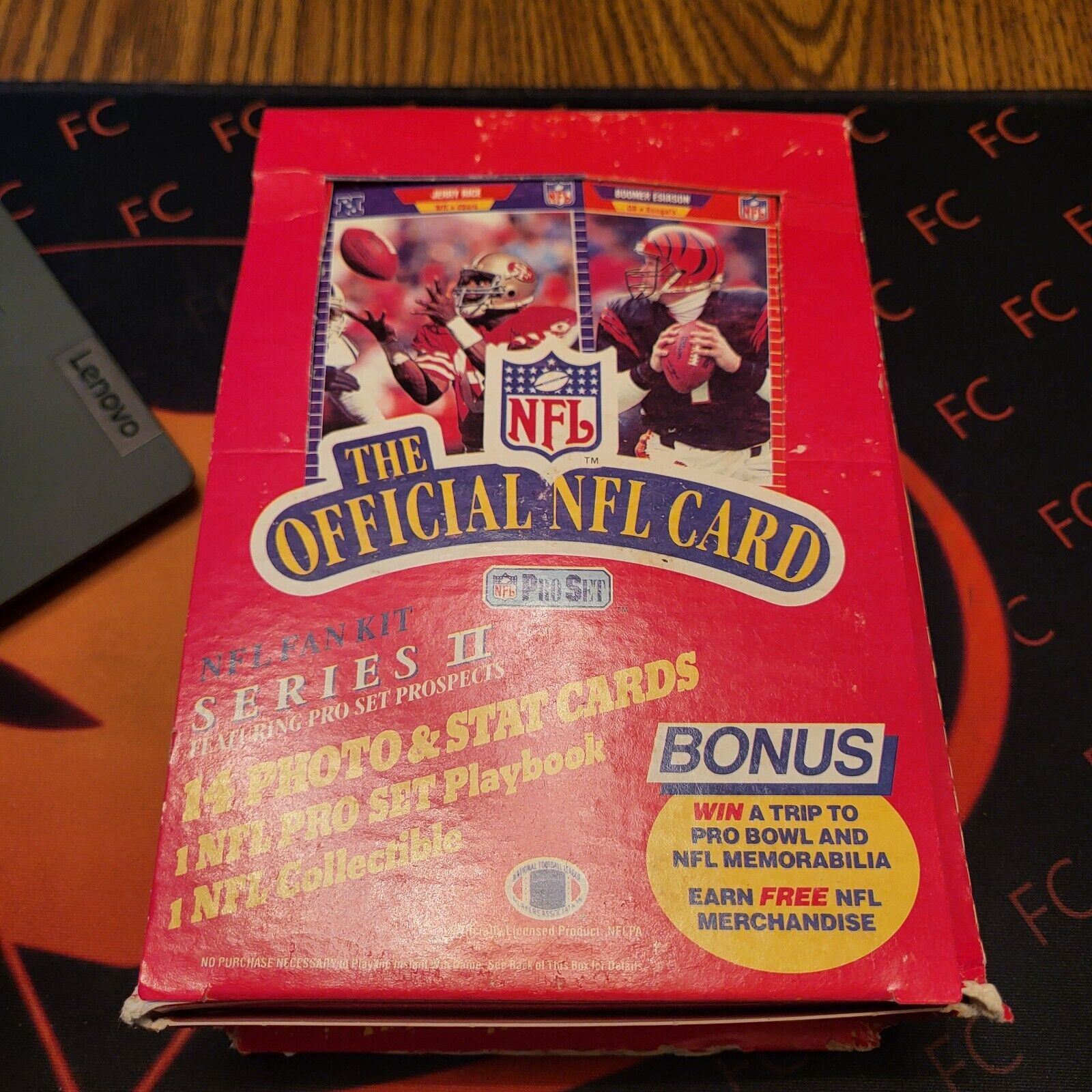 1989 Pro Set Series 2 Football Wax Box Possible Sanders Or Aikman Rookie 36 Pack