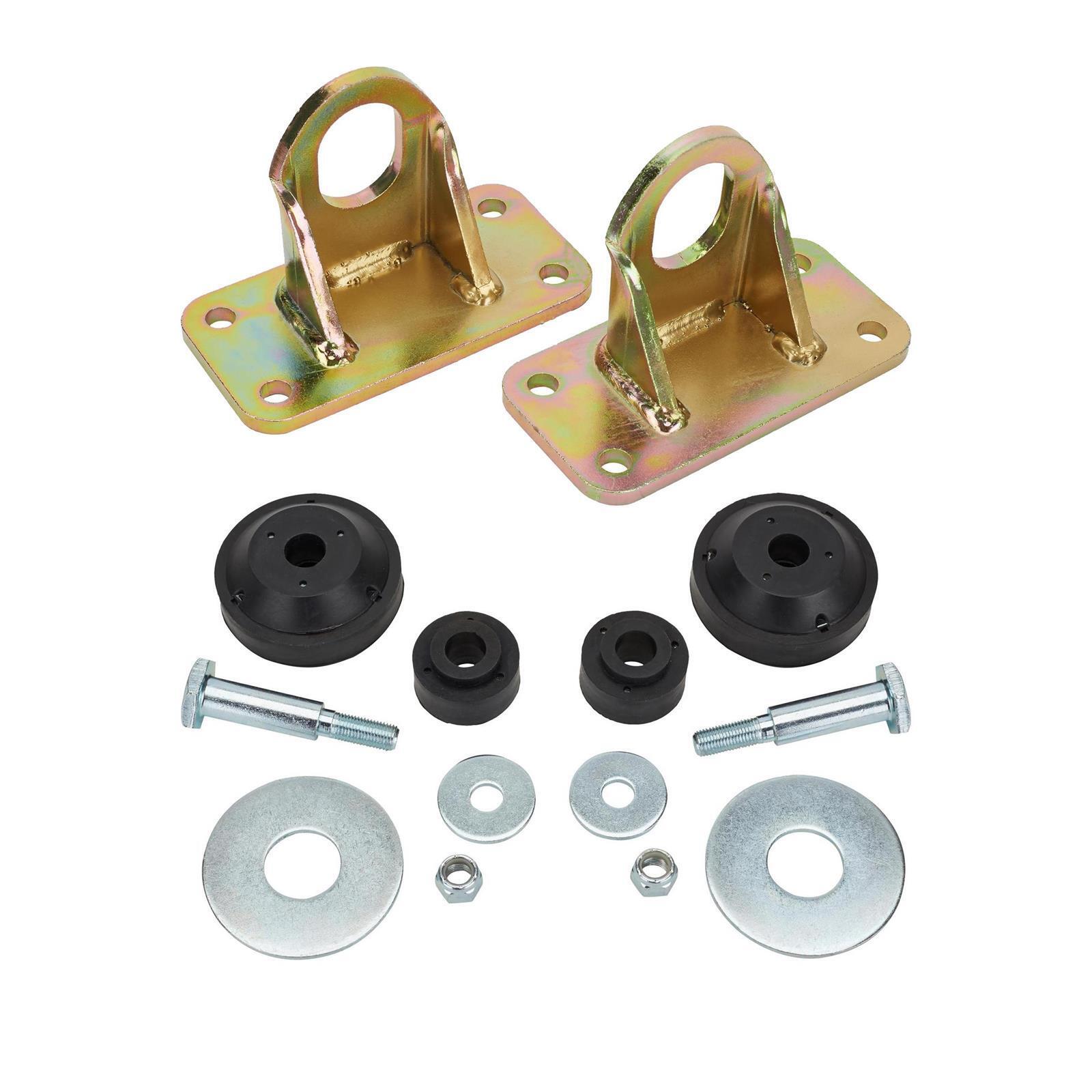 Motor Mount Frame Adapters & Engine Cushion Kit, Fits 1928-34 Ford
