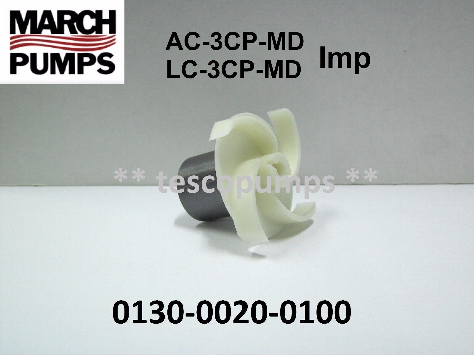 March 0130-0020-0100 Impeller for AC-3CP-MD LC-3CP-MD