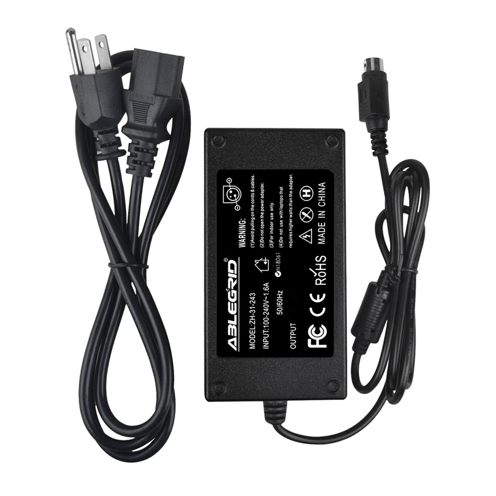 AC Adapter For Arkscan 2054A 2054A-USB Thermal Shipping Label Printer Power Cord