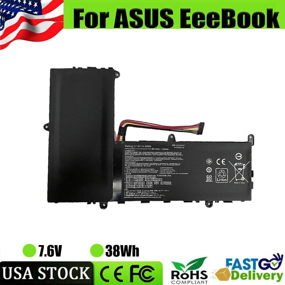 ✅C21N1414 Battery For ASUS EeeBook X205T X205TA X205TA-BING-FD015B C21PQ91 38Wh