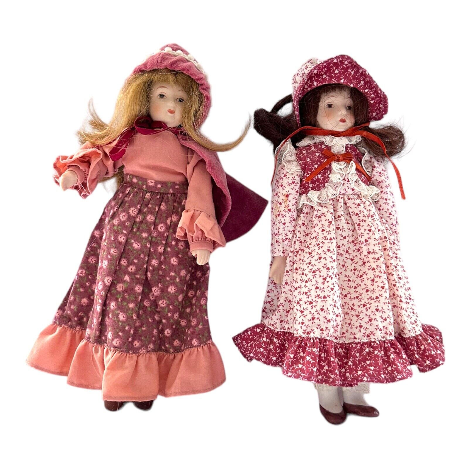 2 Vintage Russ Berrie Months to Remember Dolls September #1593 & November #1595