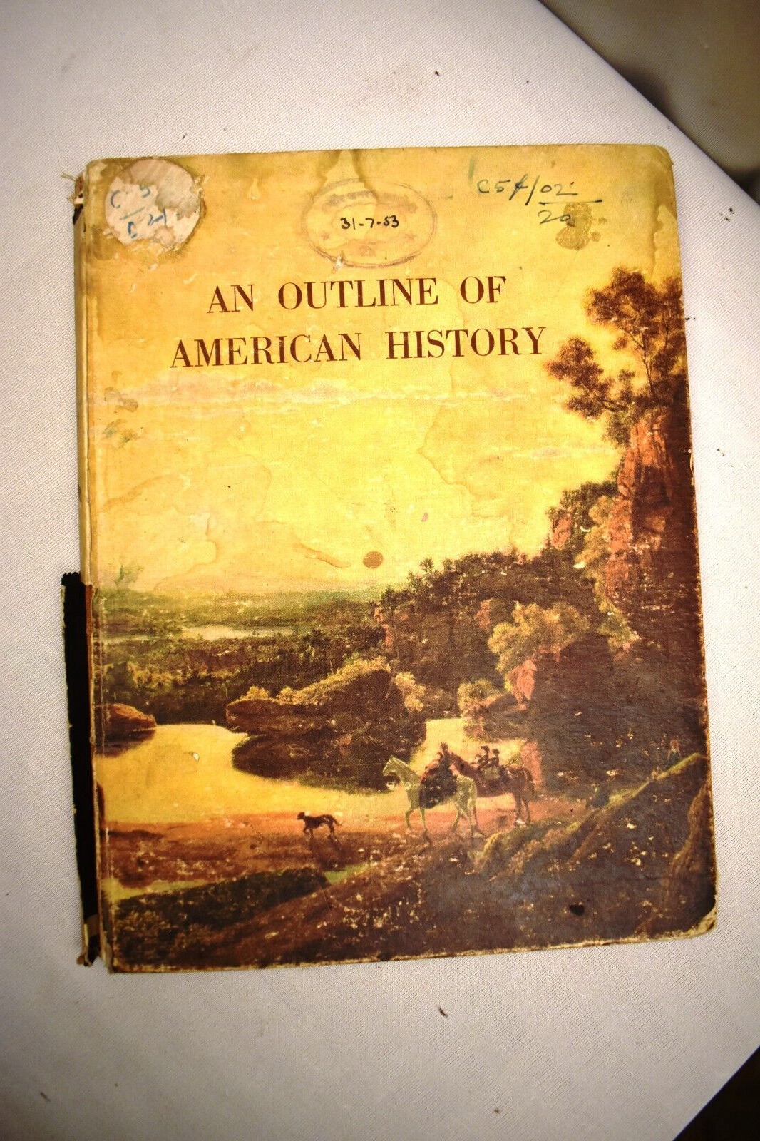 Vintage An Outline Of American History By Dist. By The U.S. Information Servic\