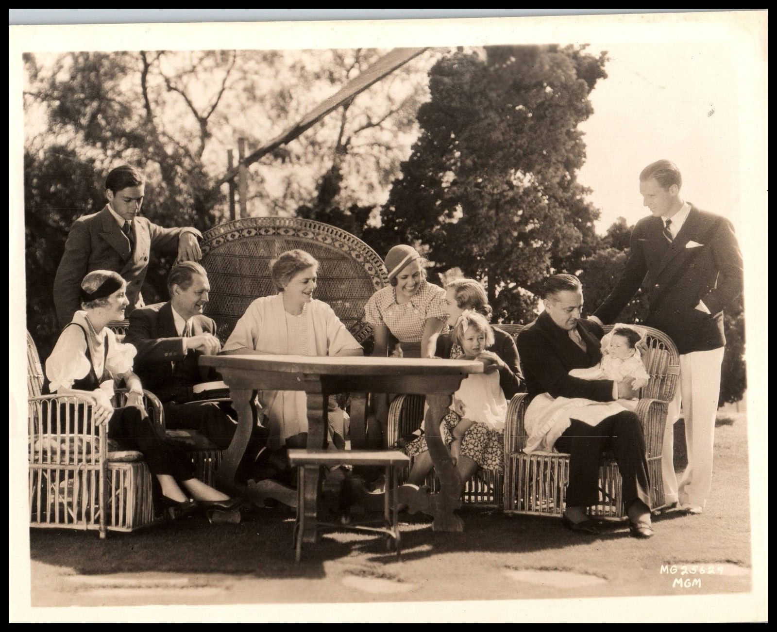 LIONEL & JOHN & ETHEL BARRYMORE + DOLORES COSTELLO PORTRAIT 1920s Orig Photo 732