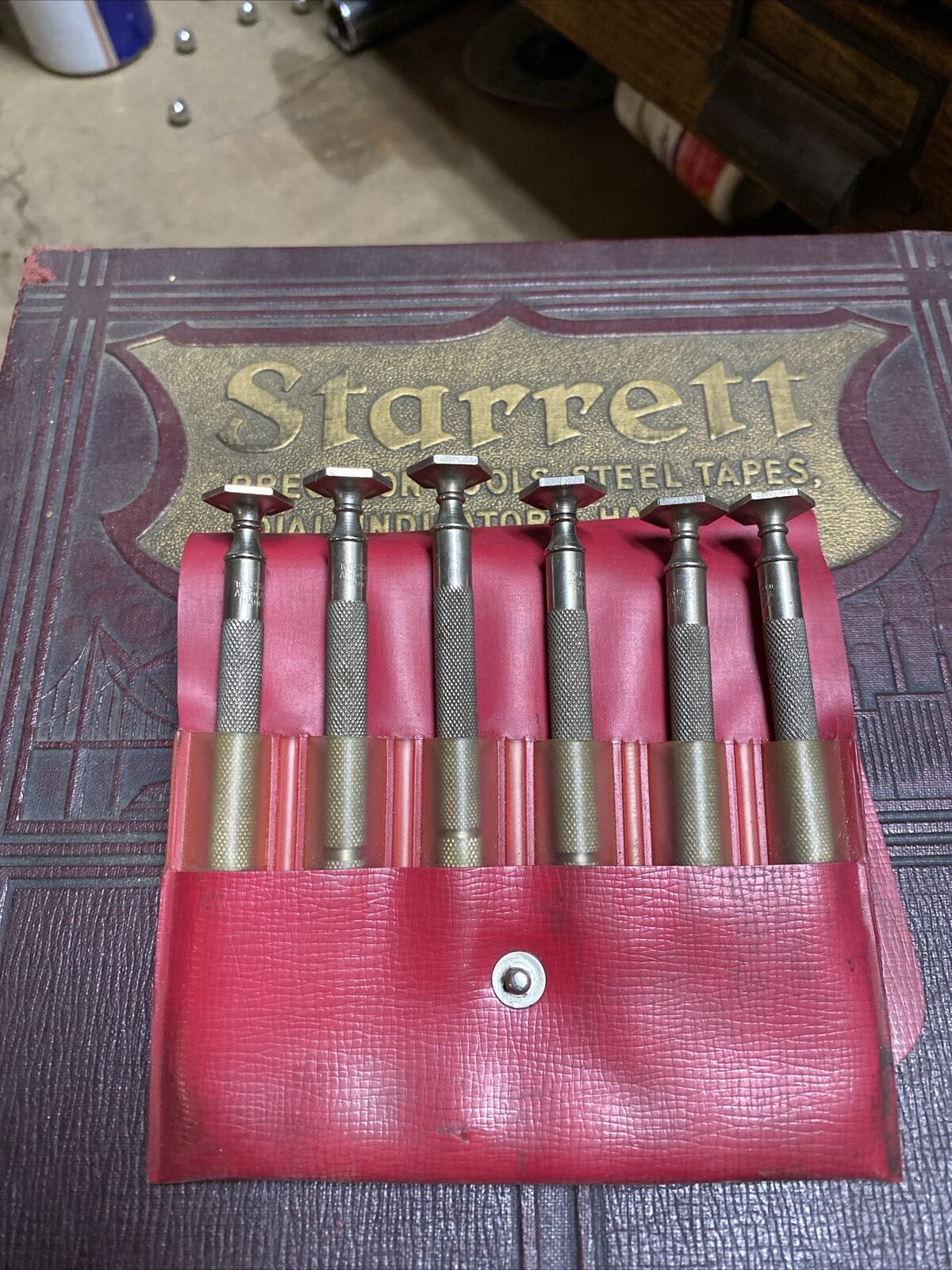 Vintage  L.S. Starrett Co.555,Jewelers Screwdriver Set  Of Six With Case