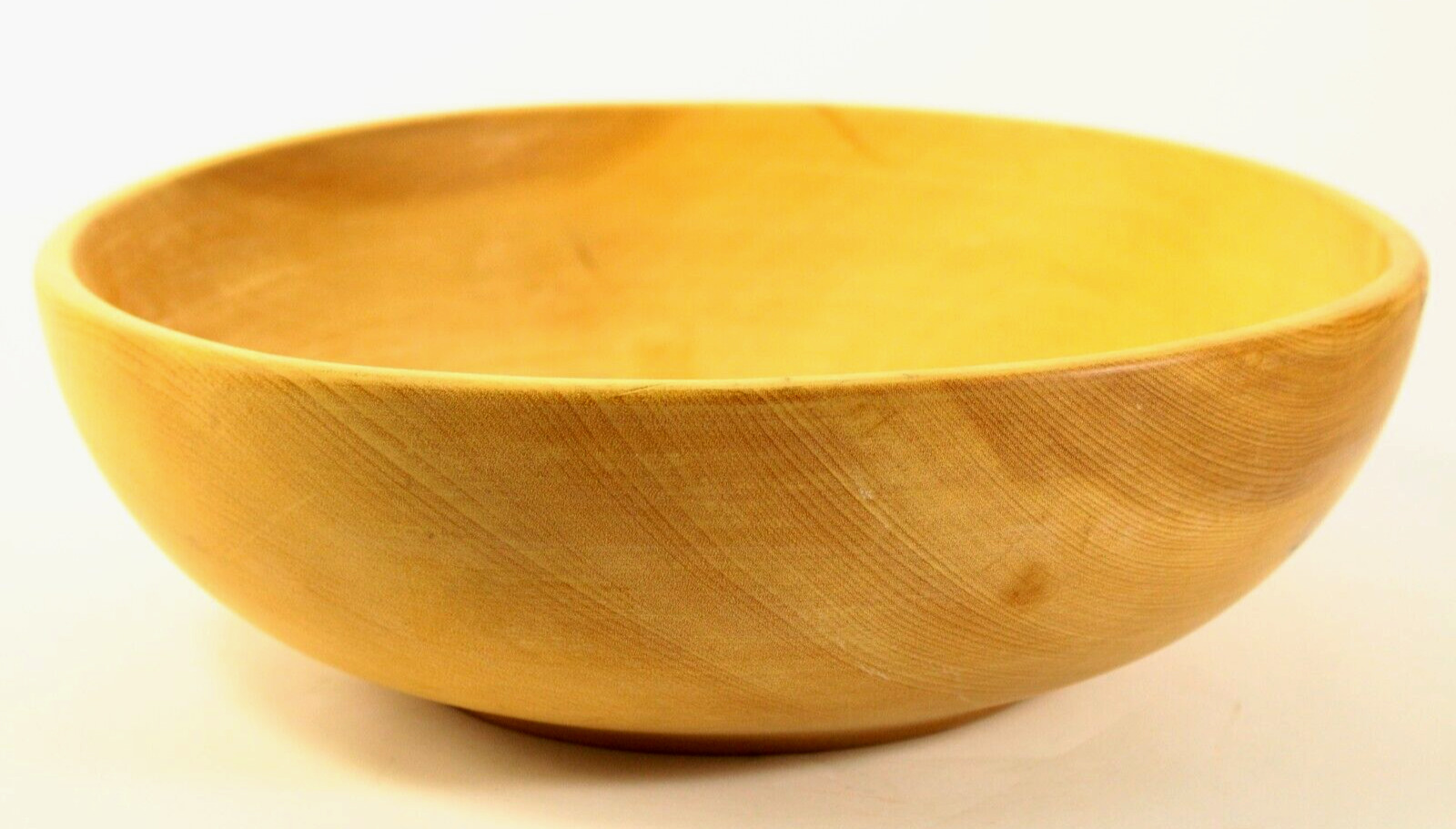 = Large Turned HINOKI Wood Bowl Treenware 12\