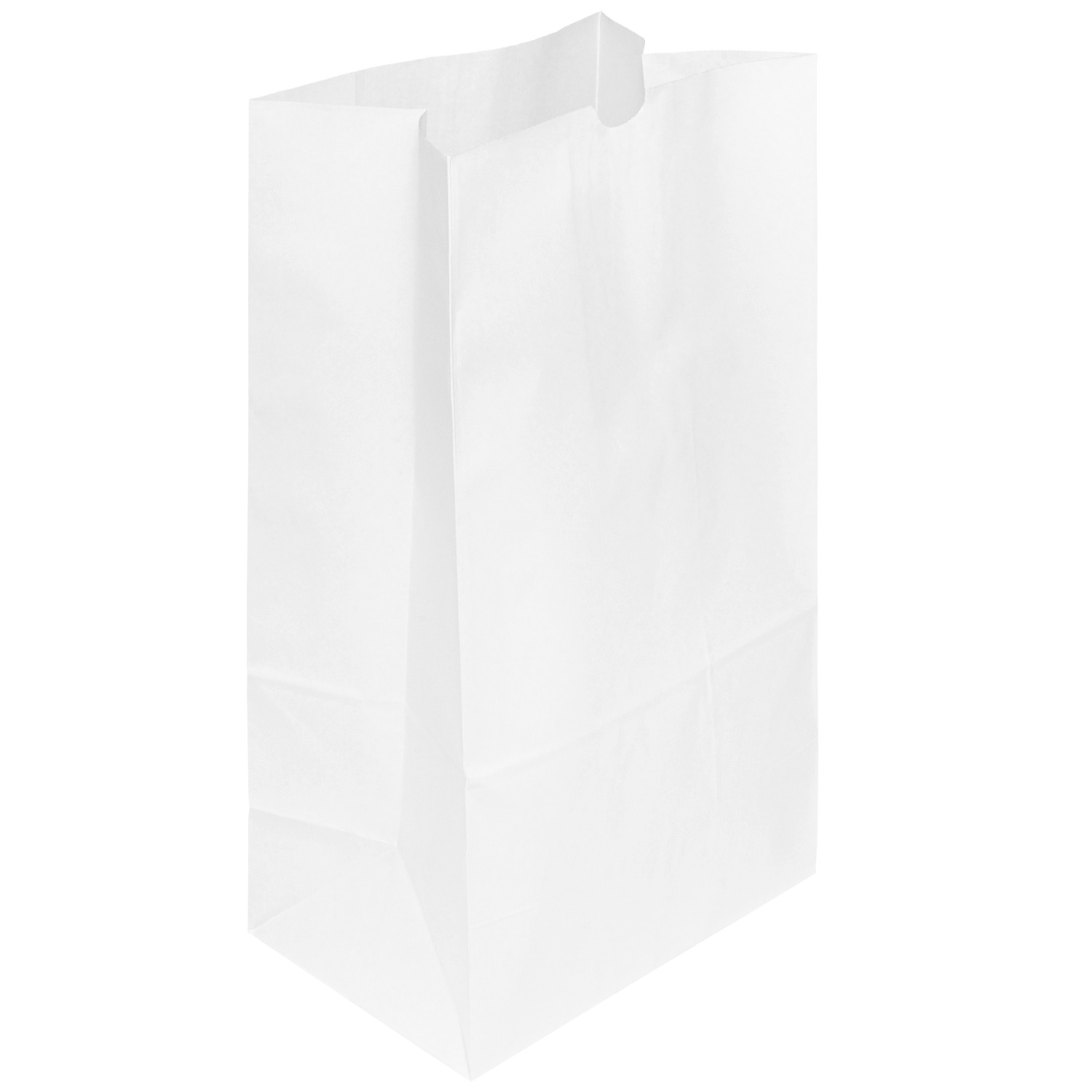 Karat 20 lb Paper Bag (White) - 500 ct, FP-SOS20W (500)