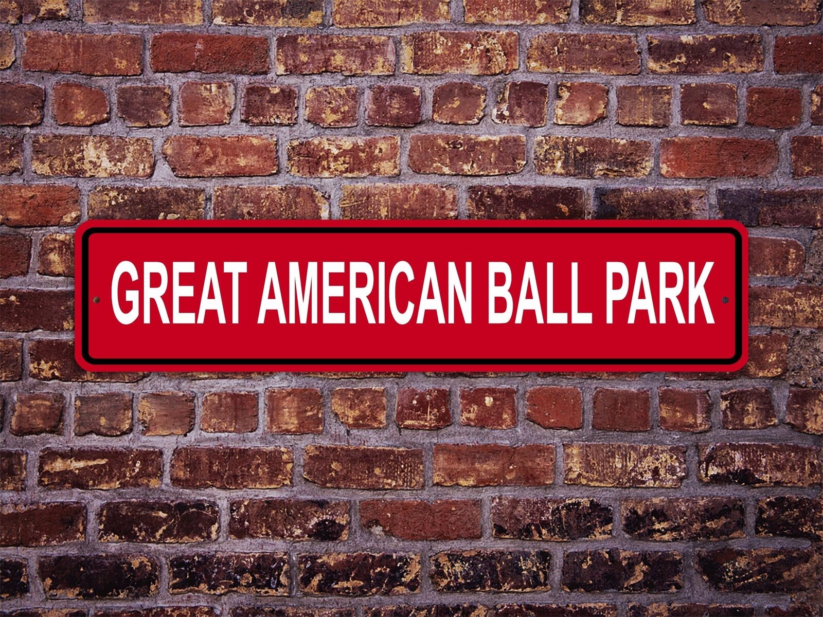 Great American Ball Park Street Sign Cincinnati Reds Baseball Road