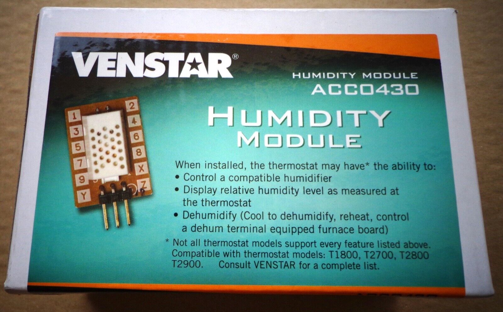 Venstar ACC0430 Humidity Module, Brand new