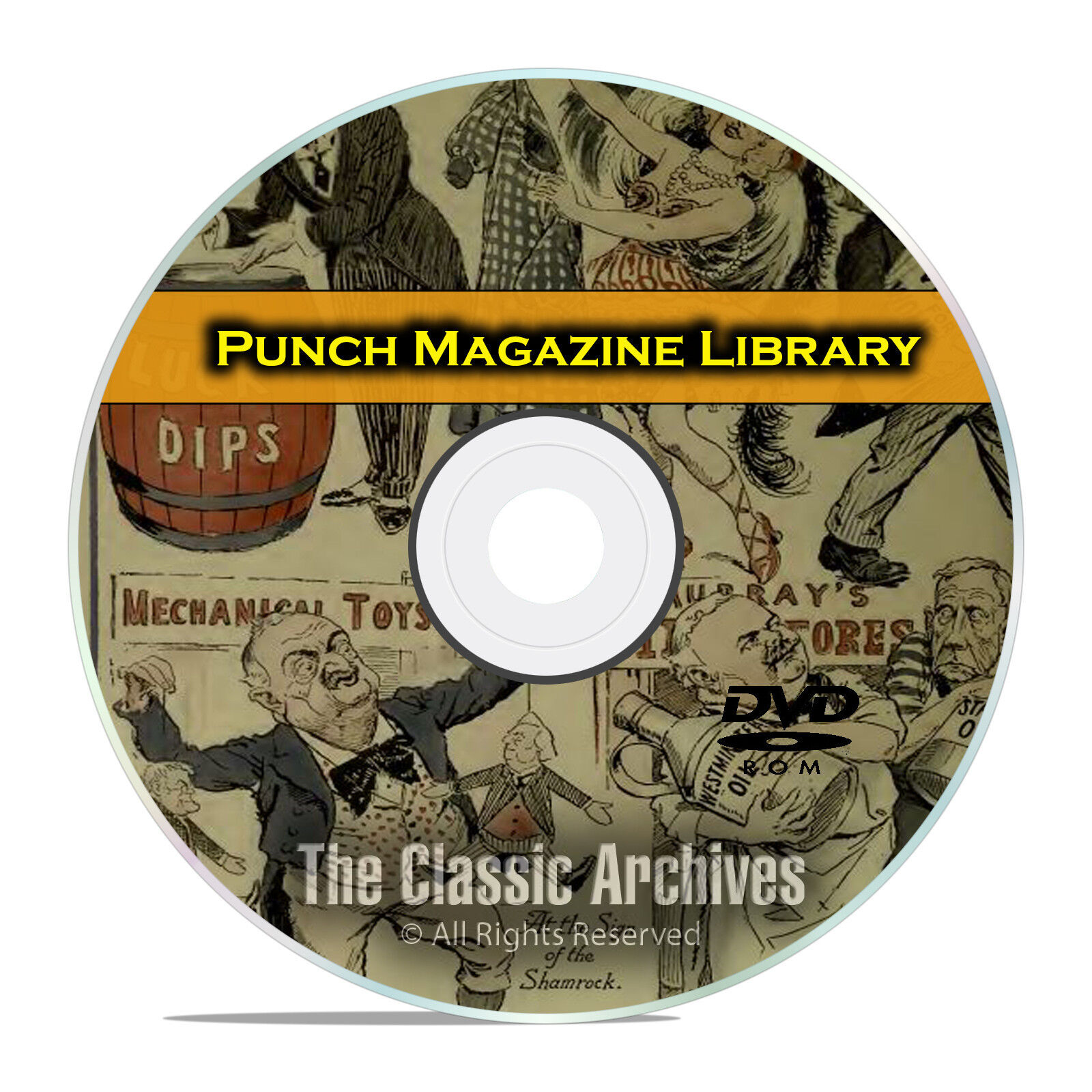 Punch Magazine, British Humor Comics Satire, 78 Volumes, 2028 Issues DVD E43