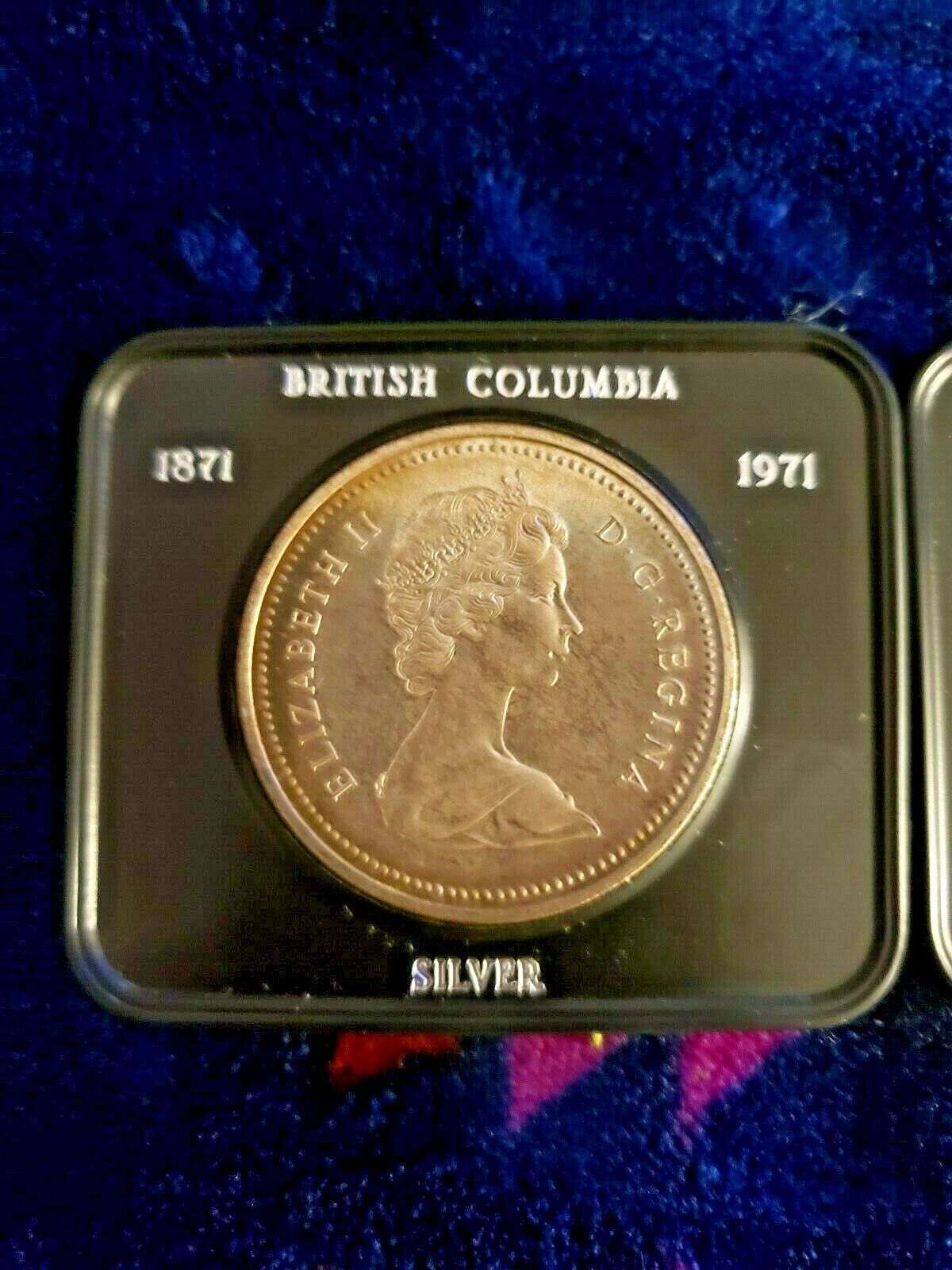 1871-1971 British Columbia Silver $1 Dollar RARE (Only 2 left to purchase)