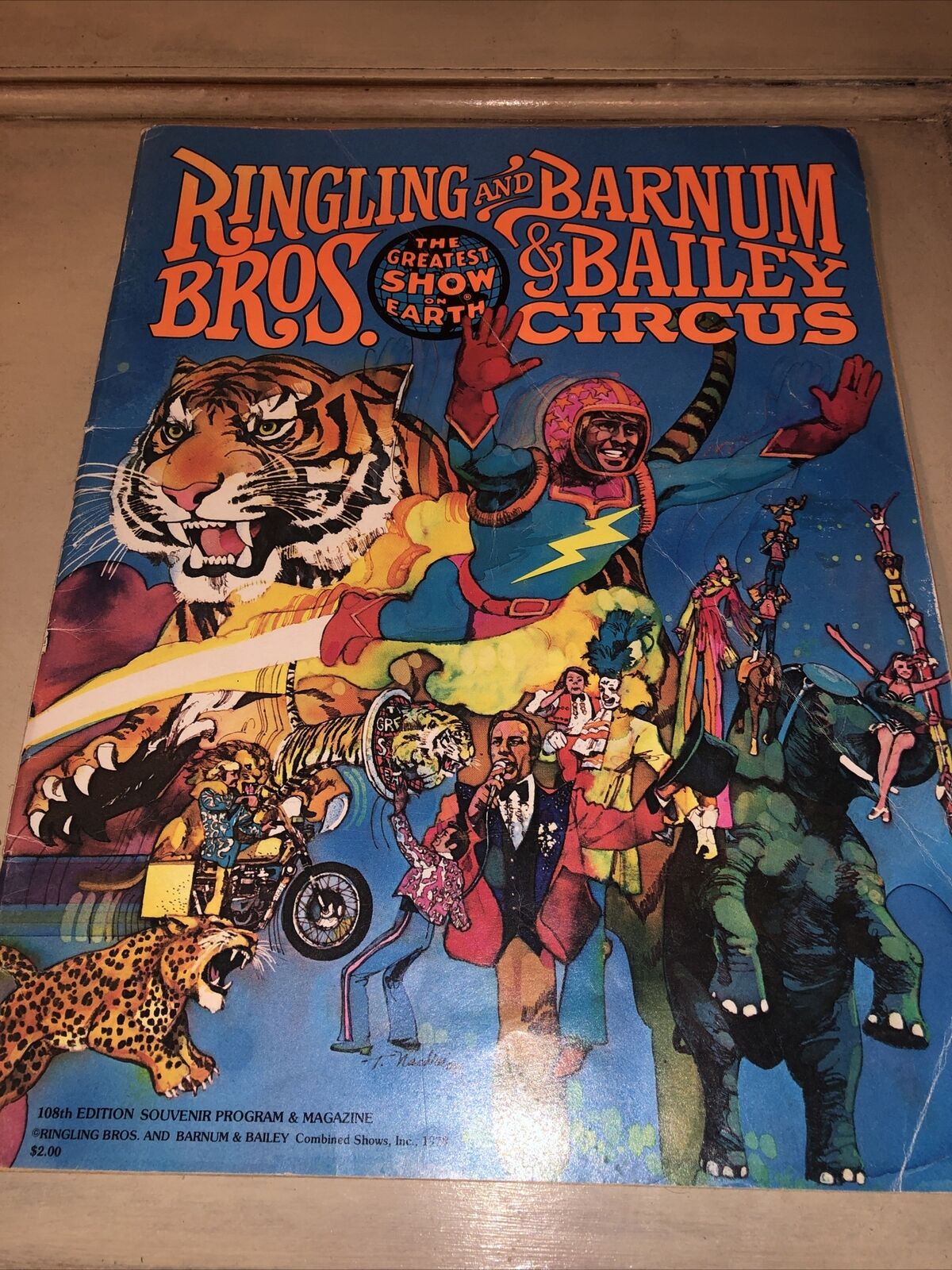 1978 RINGLING BROS BARNUM BAILEY CIRCUS PROGRAM 108TH EDITION