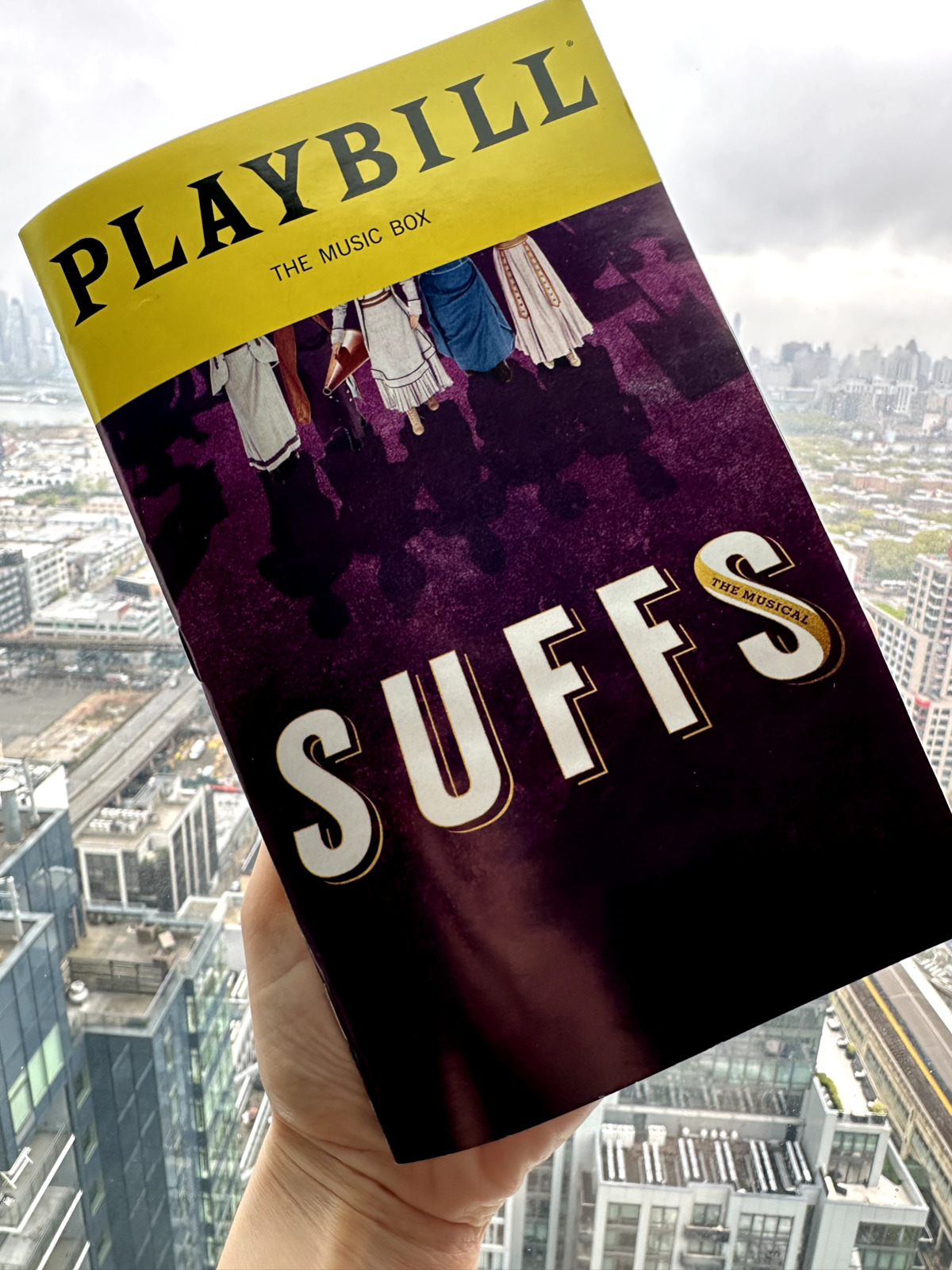Broadway Playbill “Suffs” The Music Box Theatre (April 2024)