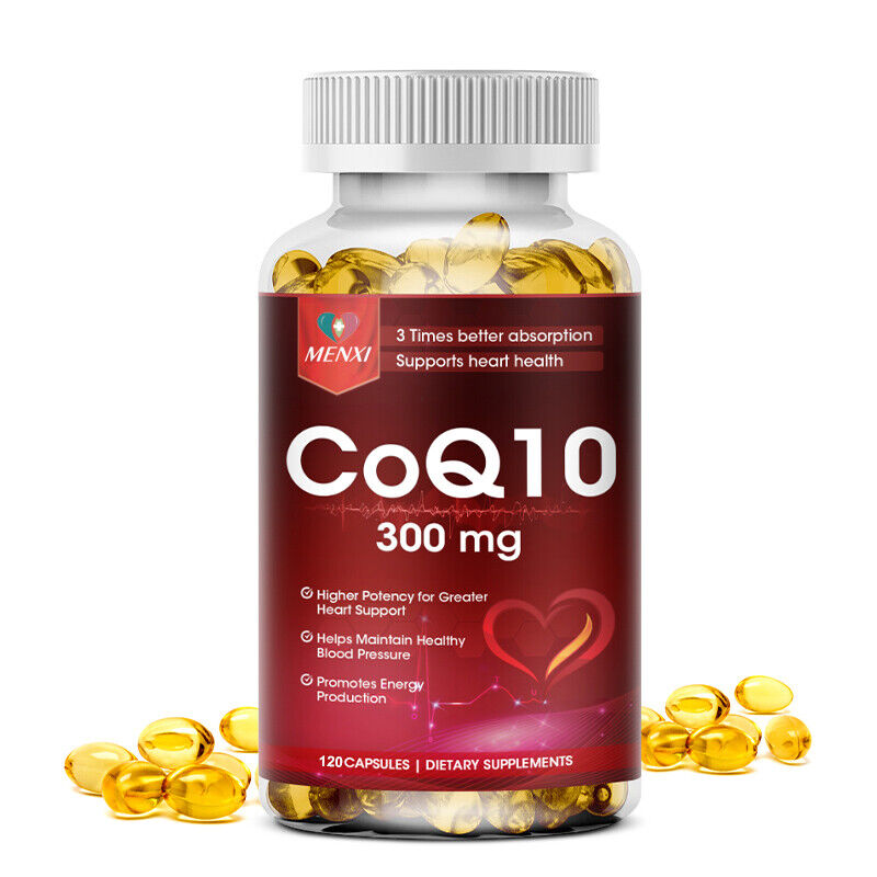 COQ 10 Coenzyme Q-10 300mg Heart Health Support, Increase Energy & Stamina 120PC