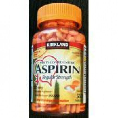 Kirkland  Aspirin Enteric, Generic  325 mg, 500 Tablets regular strength generic