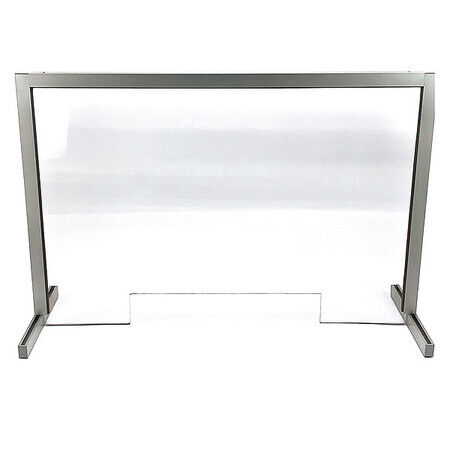 Glas-Col 108C Dps48 Acrylic Shield Barrier With Pass Thru
