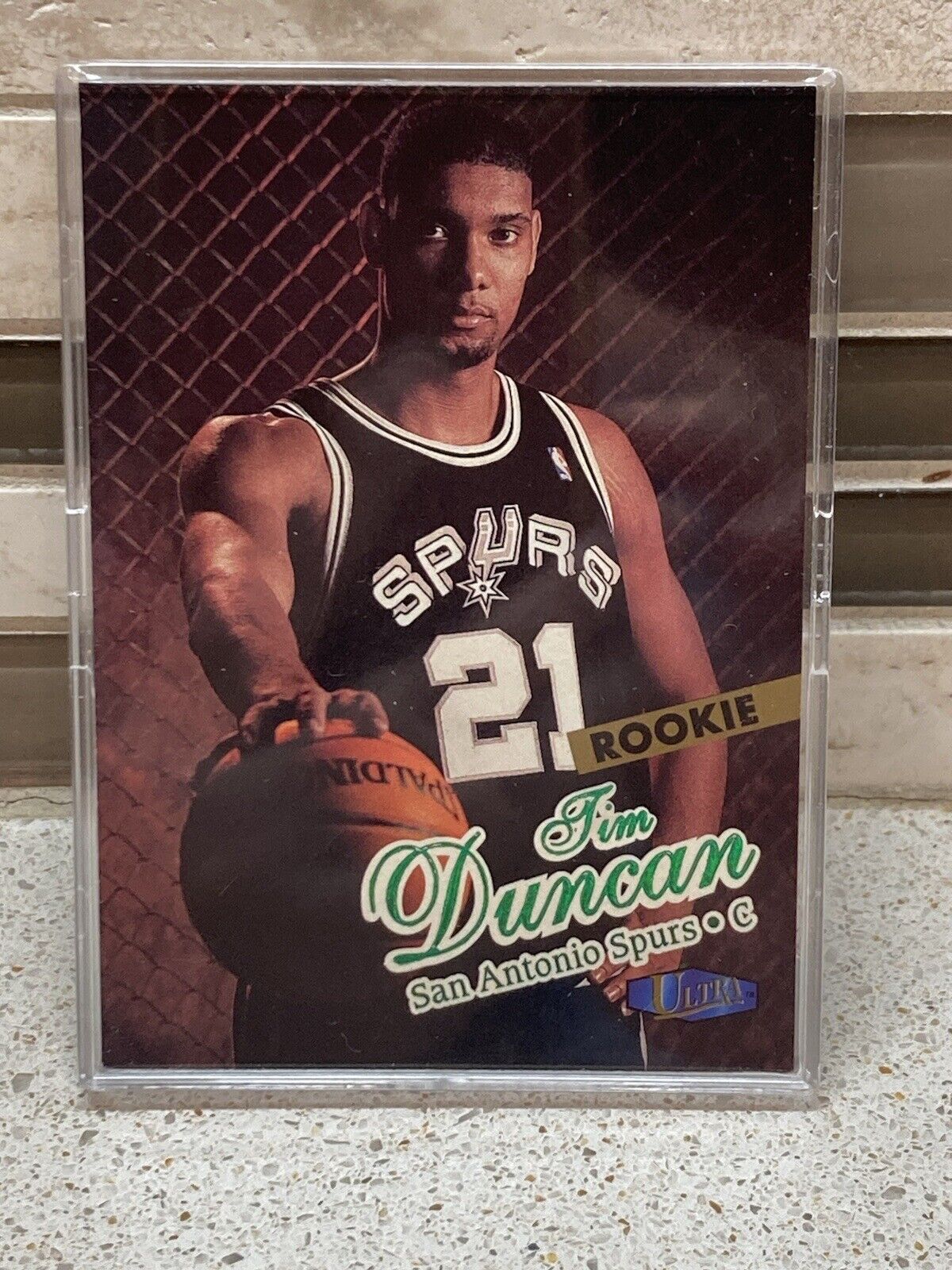 1997-98 Fleer Ultra Tim Duncan #131 Rookie RC San Antonio Spurs - NEVER TOUCHED