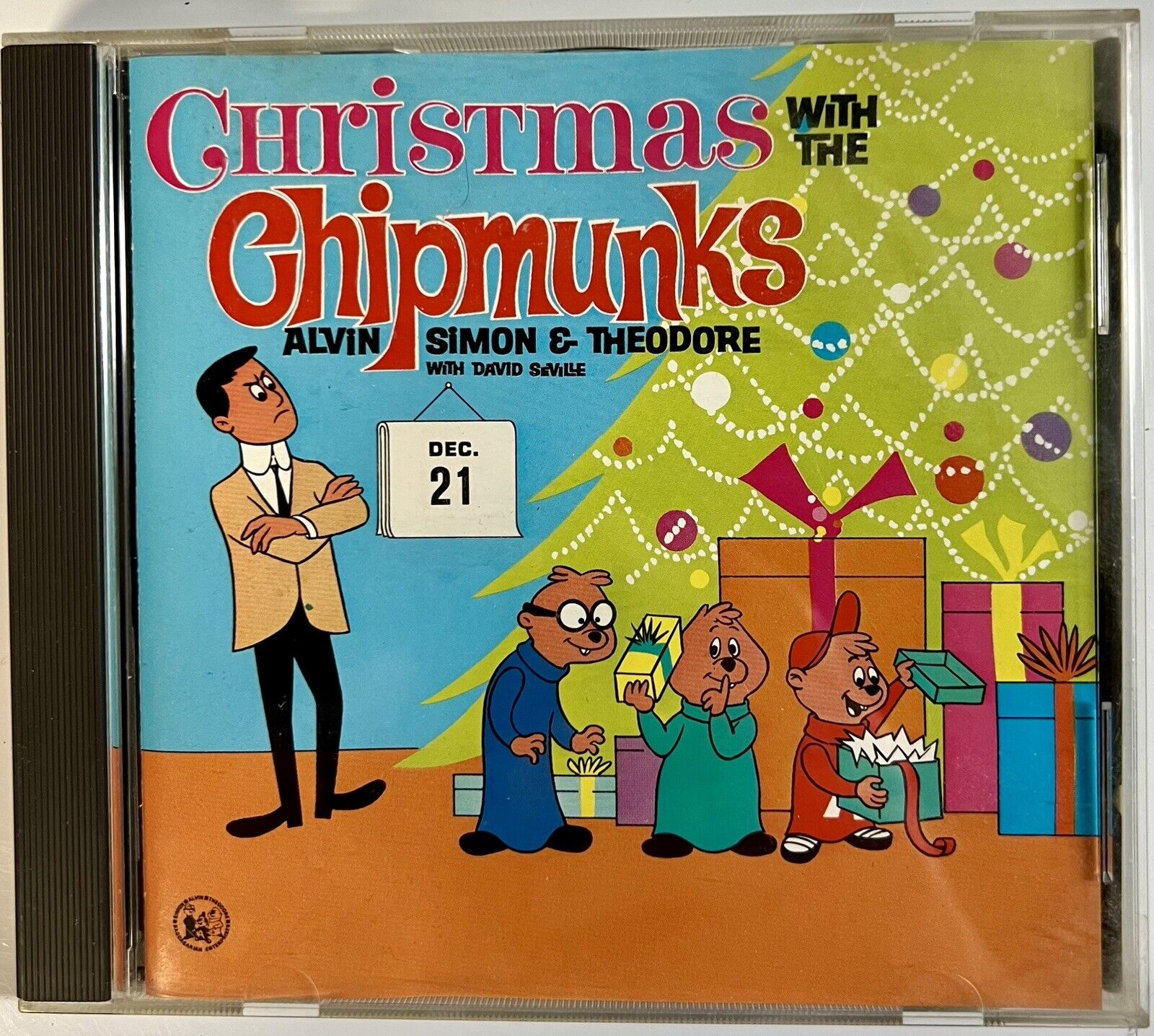 Merry Christmas from the Chipmunks by The Chipmunks (CD, 1980) Mfd. for BMG