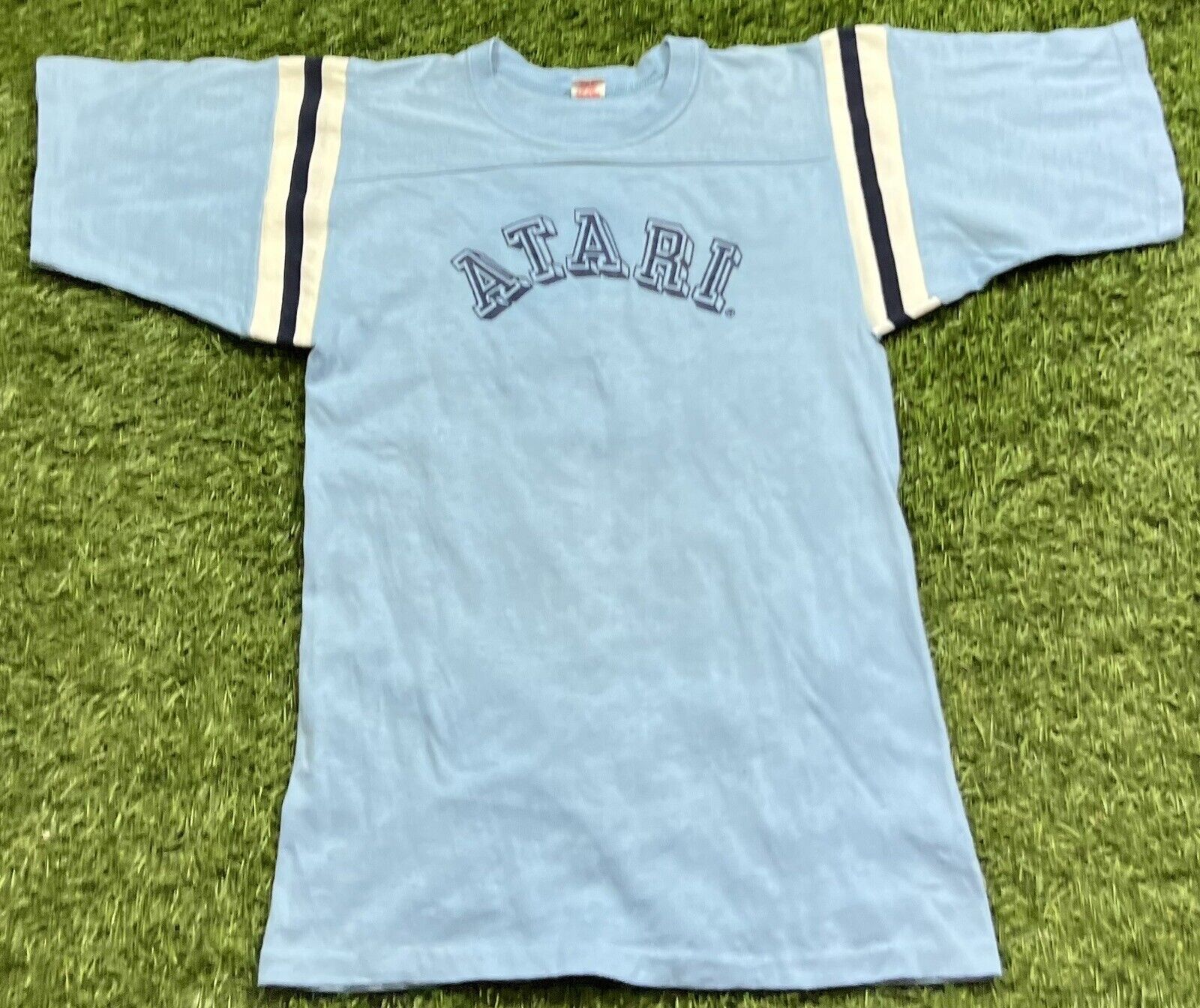 Vintage 80\'s Atari Promo Video Game T-Shirt Men\'s M Single Stitched USA 1980\'s