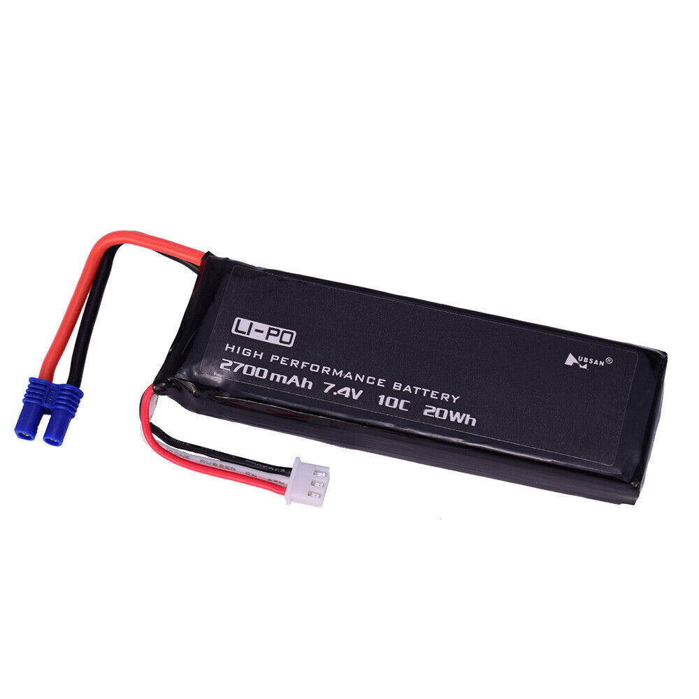 Hubsan RC Drone Lipo Battery 7.4V 2700mAh 10C H501S-14 For H501S H501C H501S Pro