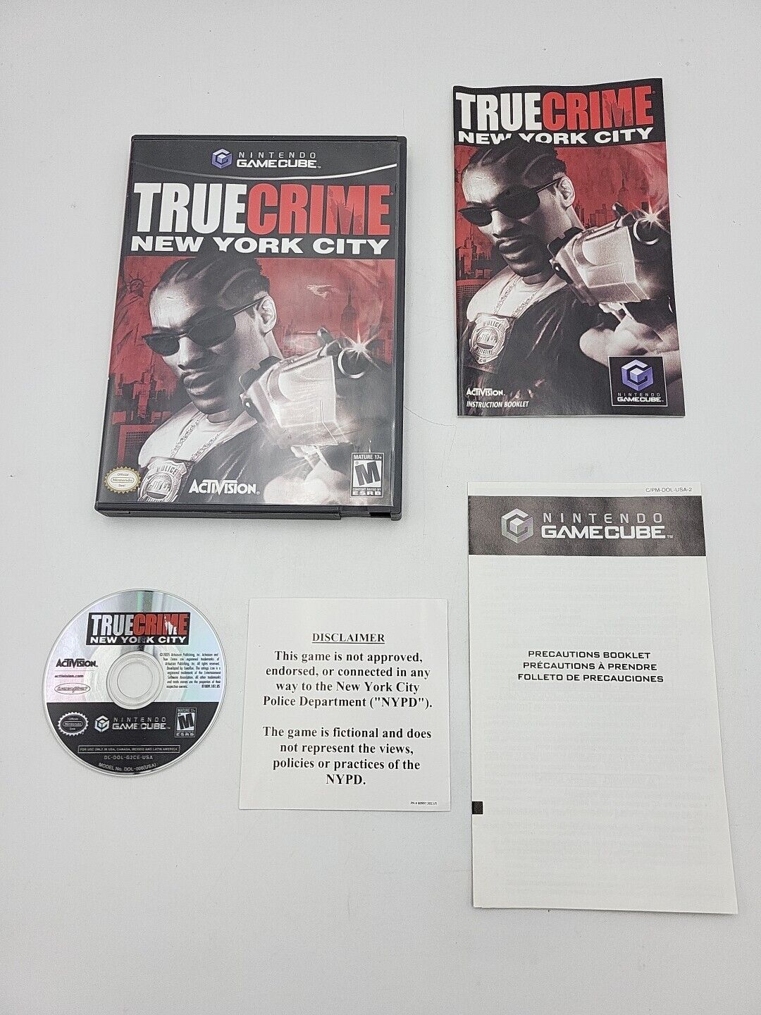 True Crime: New York City (Nintendo GameCube, 2005) CIB * TESTED *