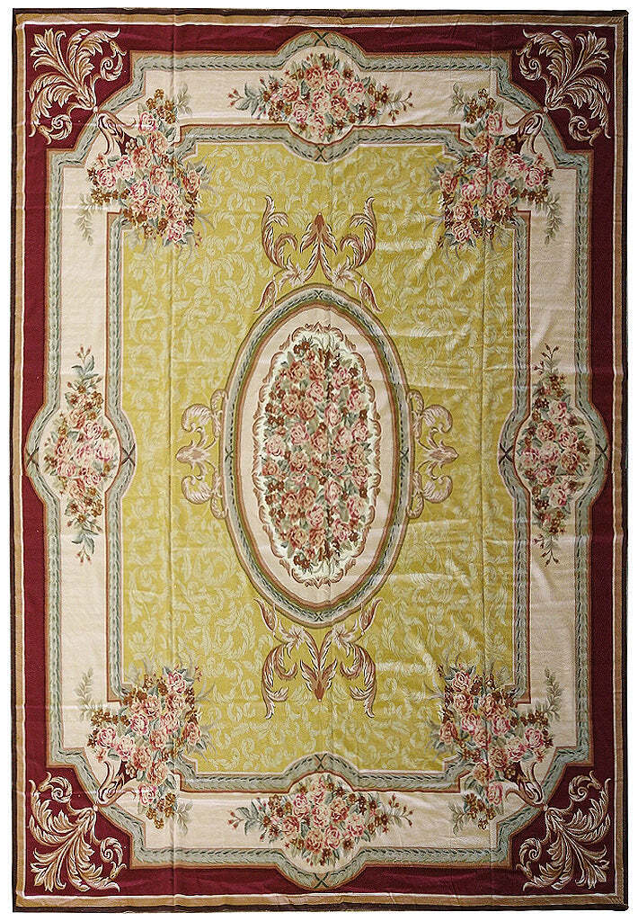 13\' x 16\' French Aubusson Rug GOLD #F-5505