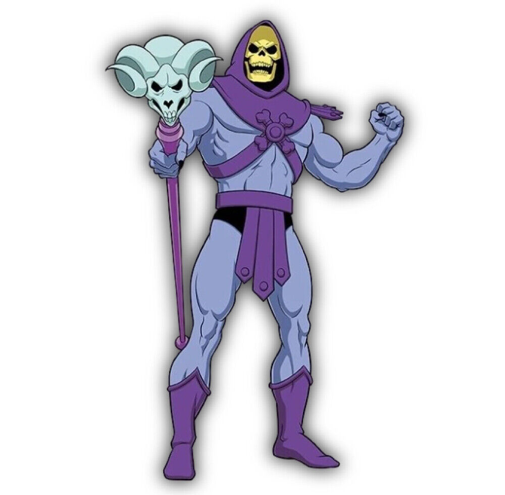 Skeletor Masters of the Universe Shaped Vinyl Cut Decal Sticker